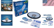 Load image into Gallery viewer, Euler’s Disk Physics Toy - 9-Inch Mirror with Customizable Effects for Desk Fun