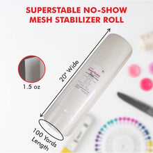 Load image into Gallery viewer, Invisible No-Show Mesh Stabilizer, 1.5 oz for Flawless Embroidery - 20x100 Yard