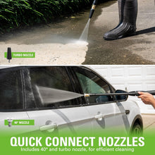 Load image into Gallery viewer, Powerful 1.1 GPM Electric Pressure Washer with Quick Connect Tips &amp; Accessories