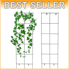 Load image into Gallery viewer, Vintage-Style Green Trellis - 59-Inch Support for Climbing Plants &amp; Vegetables