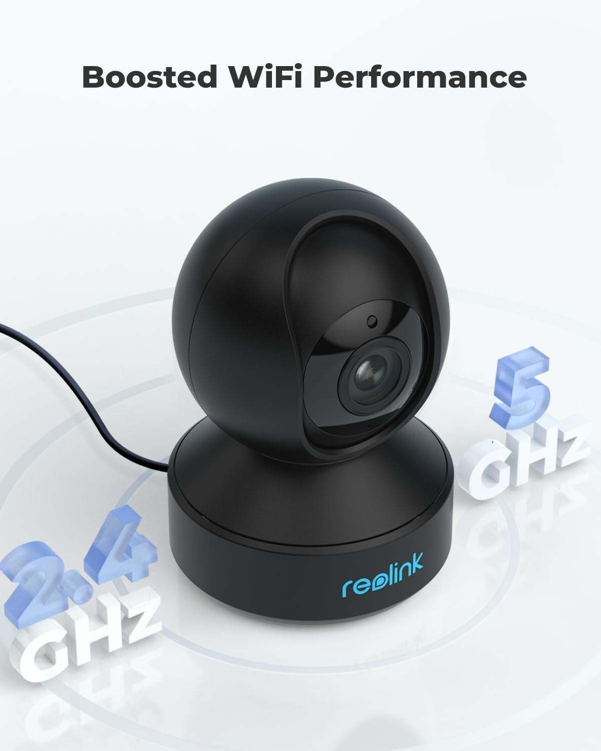 360° Baby and Pet Monitor - 5MP Indoor Camera with Night Vision & Two-Way Talk