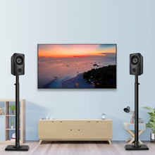 Load image into Gallery viewer, Premium Speaker Stands for Vizio, JBL &amp; More - Adjustable &amp; Cable Concealment