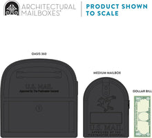 Load image into Gallery viewer, Heavy-Duty Locking Mailbox with Front &amp; Rear Access - USPS Approved - Black