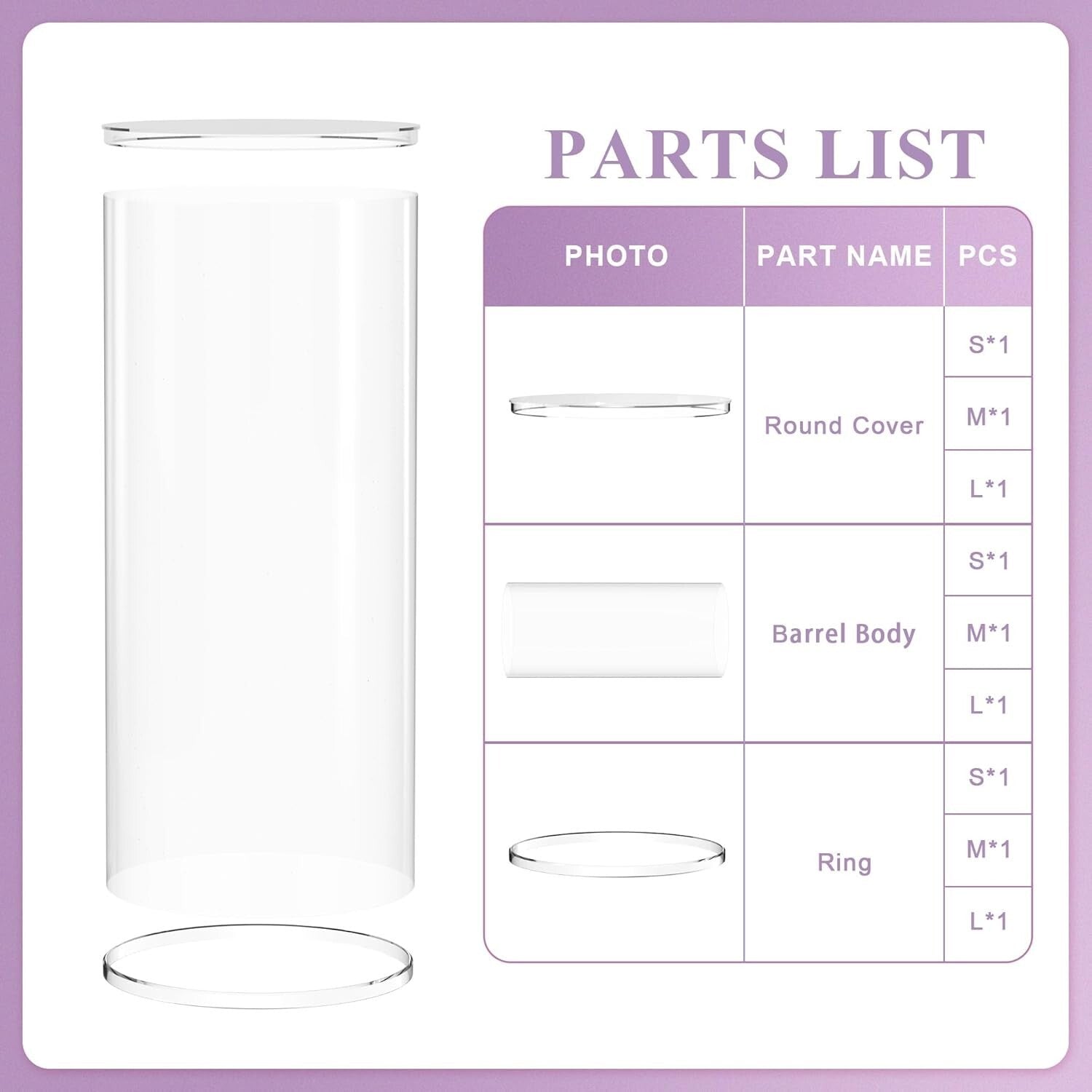 Lightweight Stackable Cylinder Pedestal Stands - Wedding Decor Essentials