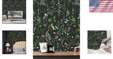 Load image into Gallery viewer, Garden Block Floral Peel and Stick Wallpaper - Easy Install for Modern Decor