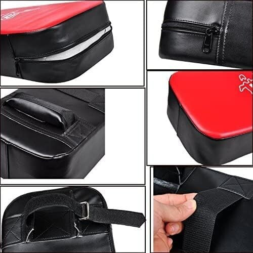 5-Piece Kids Boxing Training Set - Leather Mitts & Kick Pads for Safety & Fun