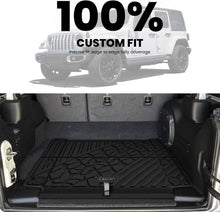 Load image into Gallery viewer, Durable All-Weather Cargo Mat for Jeep Wrangler Unlimited 4XE 2021-2025 Edition