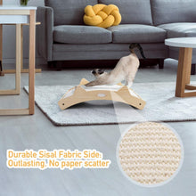 Load image into Gallery viewer, Stylish Indoor Cat Scratch Pad - Double-Sided with Wooden Frame 16.5x10.8 in