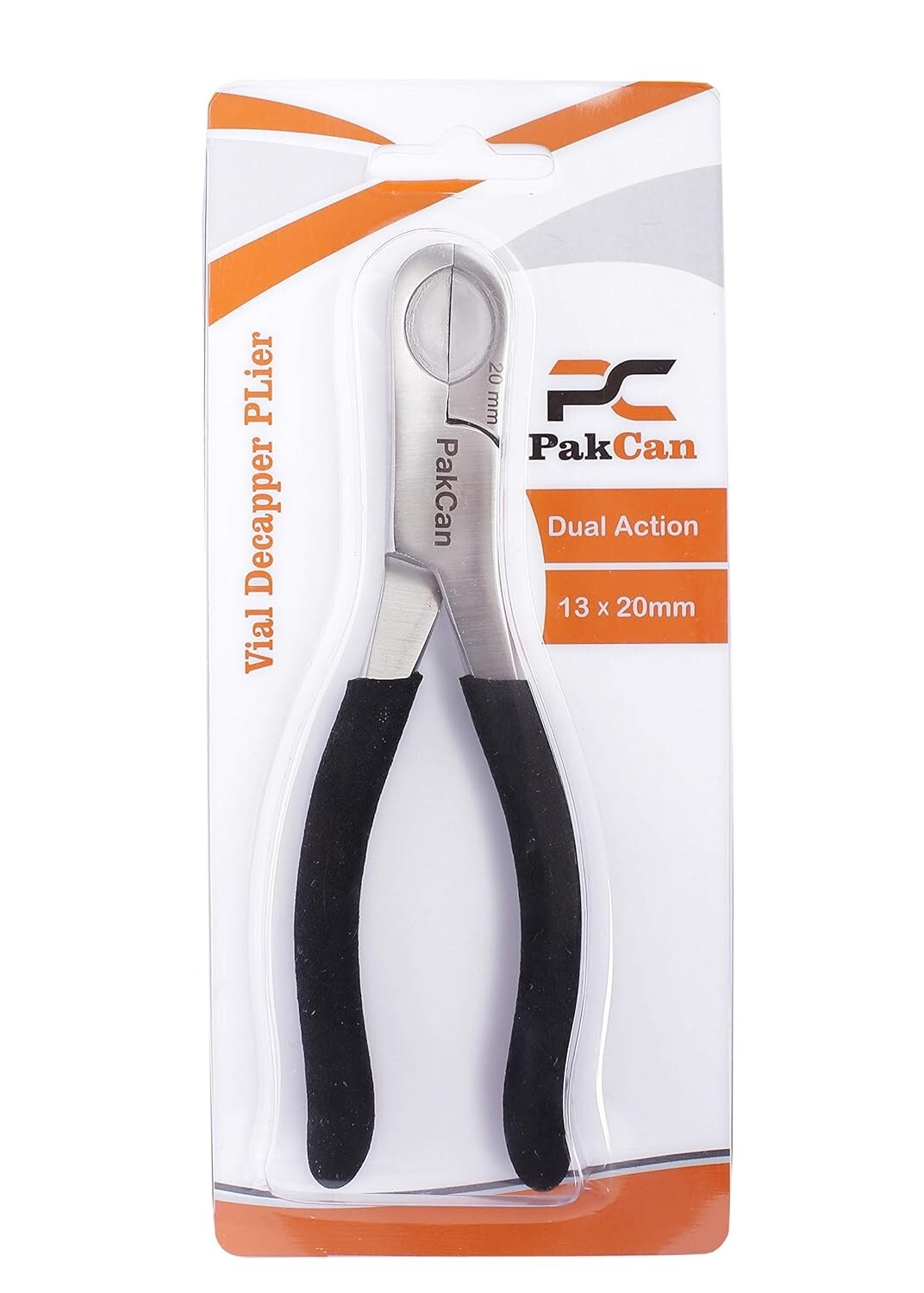 Dual Action Vial Decapper Pliers for 13mm and 20mm Vials - Lab Essential Tool