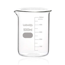 Load image into Gallery viewer, 5000ml Borosilicate Glass Beaker, ASTM E960 Compliant - Laboratory Essential