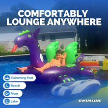 Load image into Gallery viewer, Inflatable Sea Dragon Lounge Float – Spacious, Durable &amp; Photogenic Design
