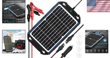 Load image into Gallery viewer, High-Efficiency 12W Solar Panel Charger with MPPT for Automotive &amp; Marine Use