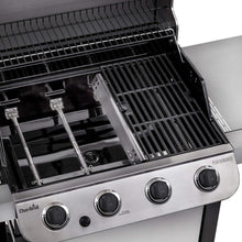 Load image into Gallery viewer, Performance Series 4-Burner Propane Gas Grill with Side Burner - Stainless Steel