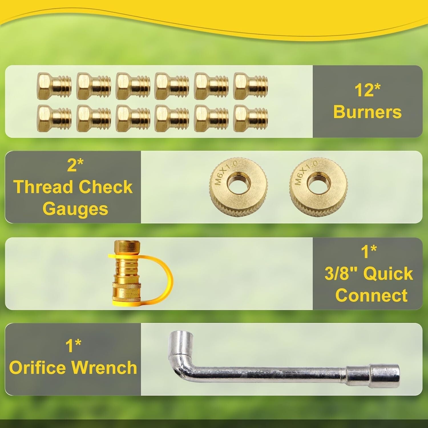 Effortless BBQ Setup: 10FT Natural Gas Conversion Kit for Grilling Enthusiasts