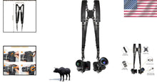 Load image into Gallery viewer, Professional Dual Camera Sling - Premium Leather Harness for Seamless Shooting