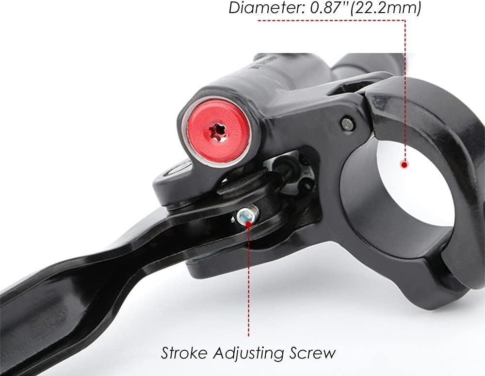 Adjustable Hose 4-Piston MTB Hydraulic Brake Set - Complete with Floating Discs