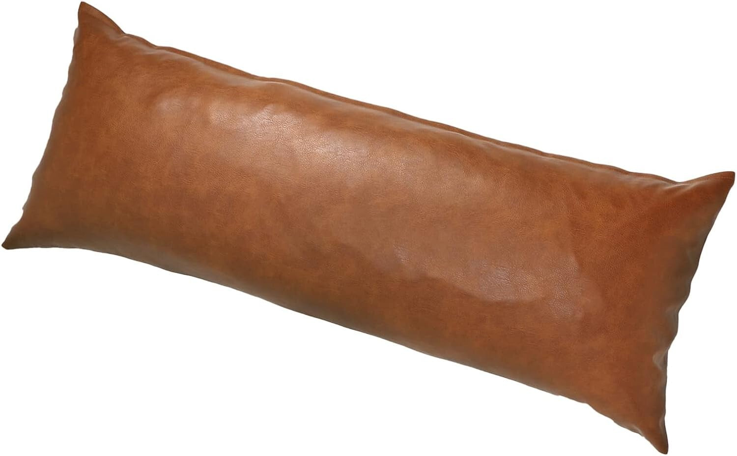 Elegant 50x160 cm Faux Leather Long Pillow Cover - Soft and Durable Decoration