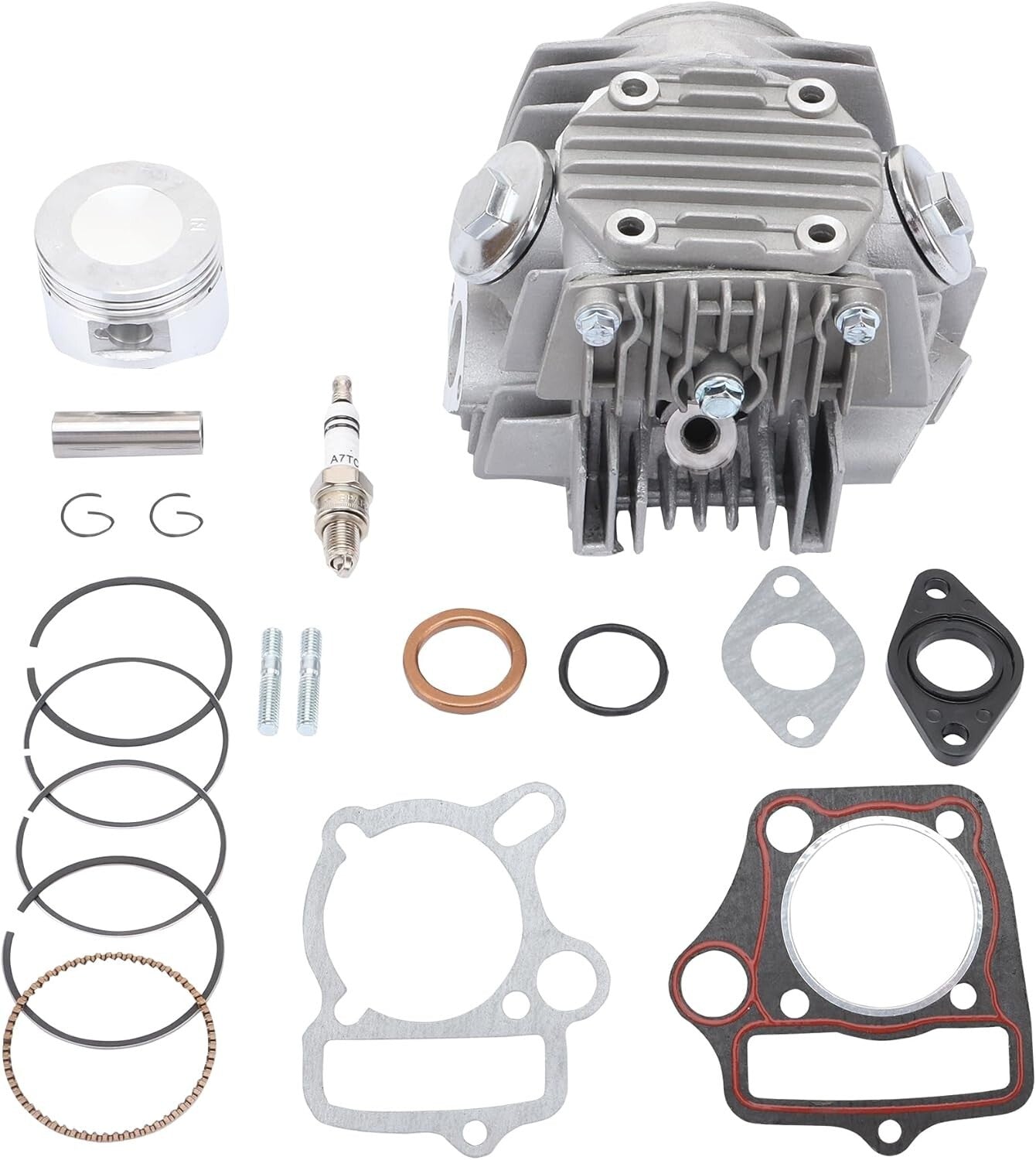 Engine Performance Upgrade: 66mm Valves and Piston Kit for 110cc Dirt Bikes