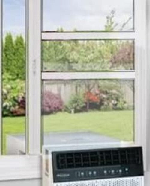 Energy Efficient Sliding Window Kit with Reinforced Aluminum for AC Installation