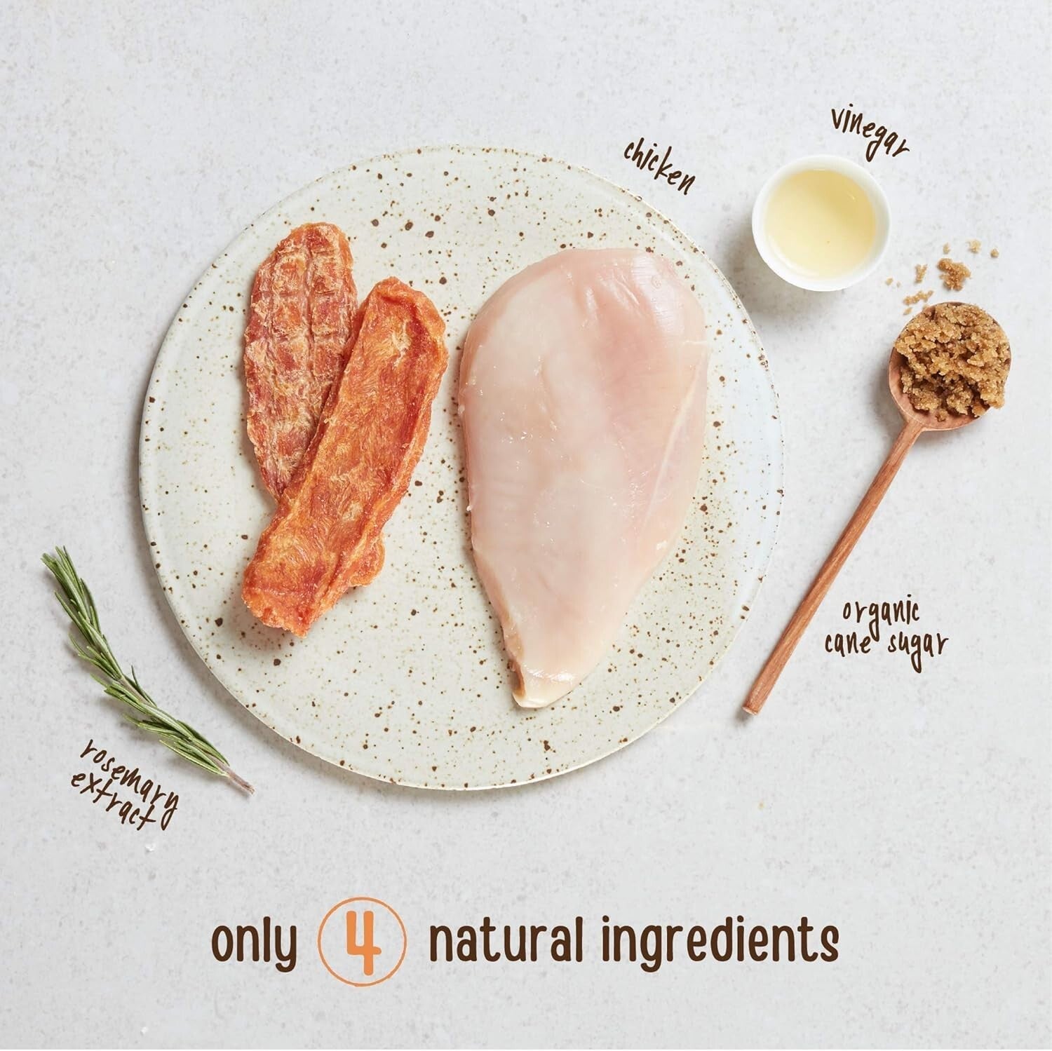 Grain-Free Chicken Jerky Dog Treats - Healthy All-Natural Snacks, 24 oz (2 Pack)