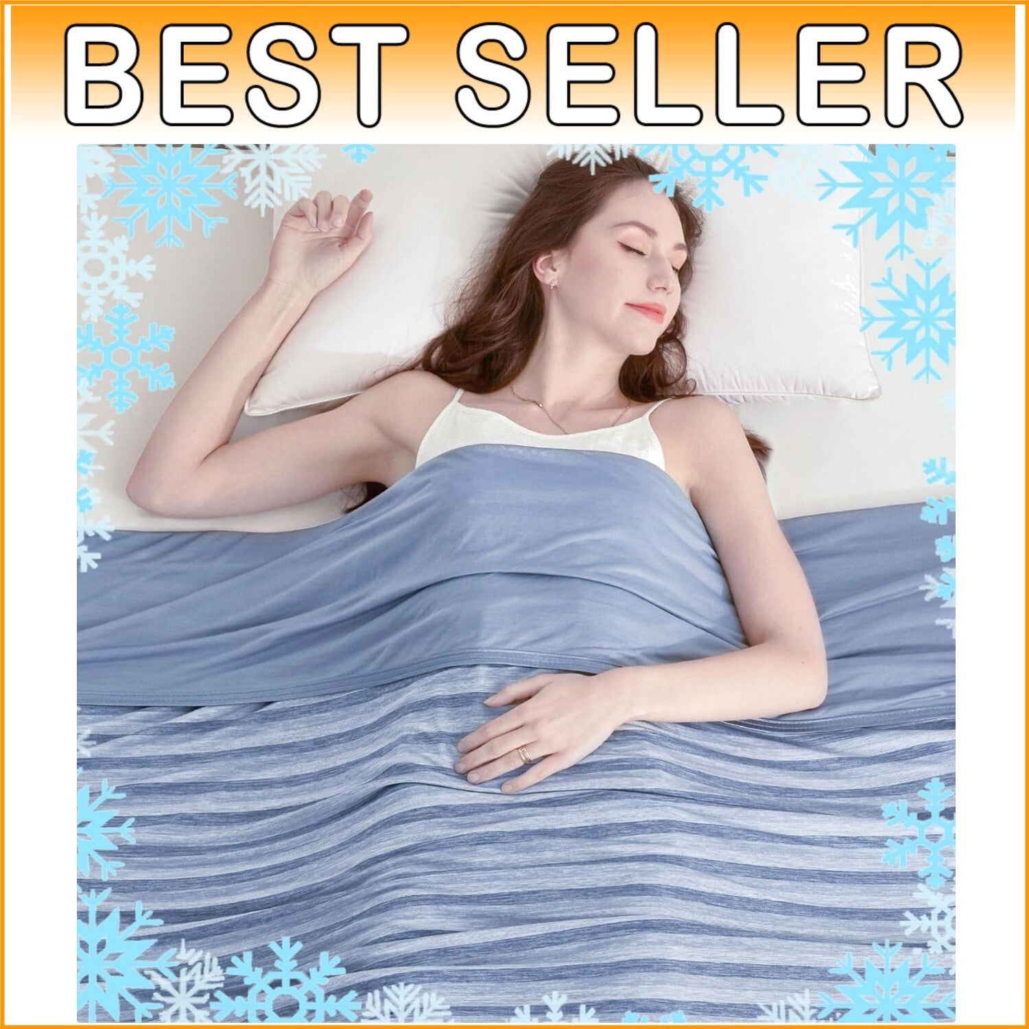 Breathable Double-Sided Cooling Blanket for Hot Summer Nights - Travel-Friendly