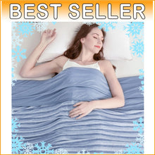 Load image into Gallery viewer, Breathable Double-Sided Cooling Blanket for Hot Summer Nights - Travel-Friendly