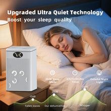 Load image into Gallery viewer, 75oz Ultra-Quiet Dehumidifier with 7 Colors LED, Perfect for Small Spaces