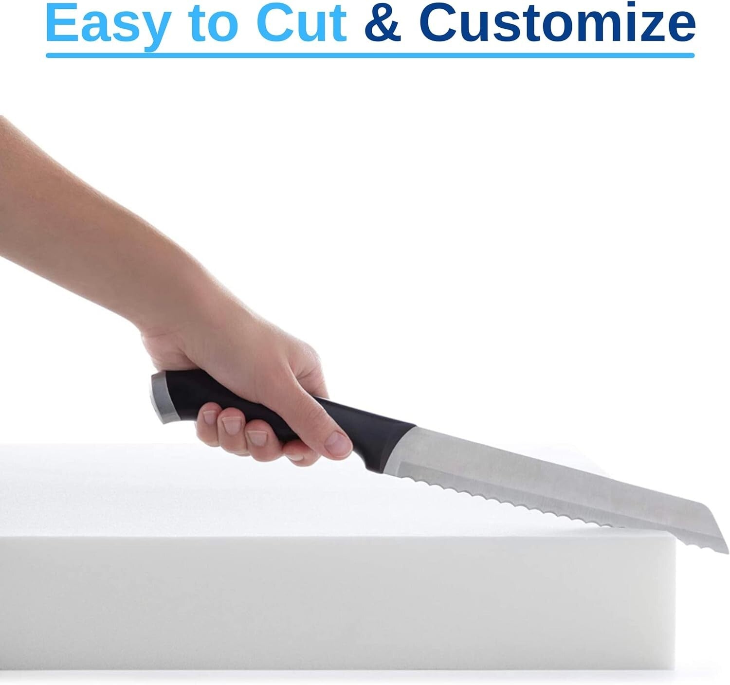 7-Inch Gel Memory Foam RV Mattress Replacement, 30" x 72" Medium Firm Comfort