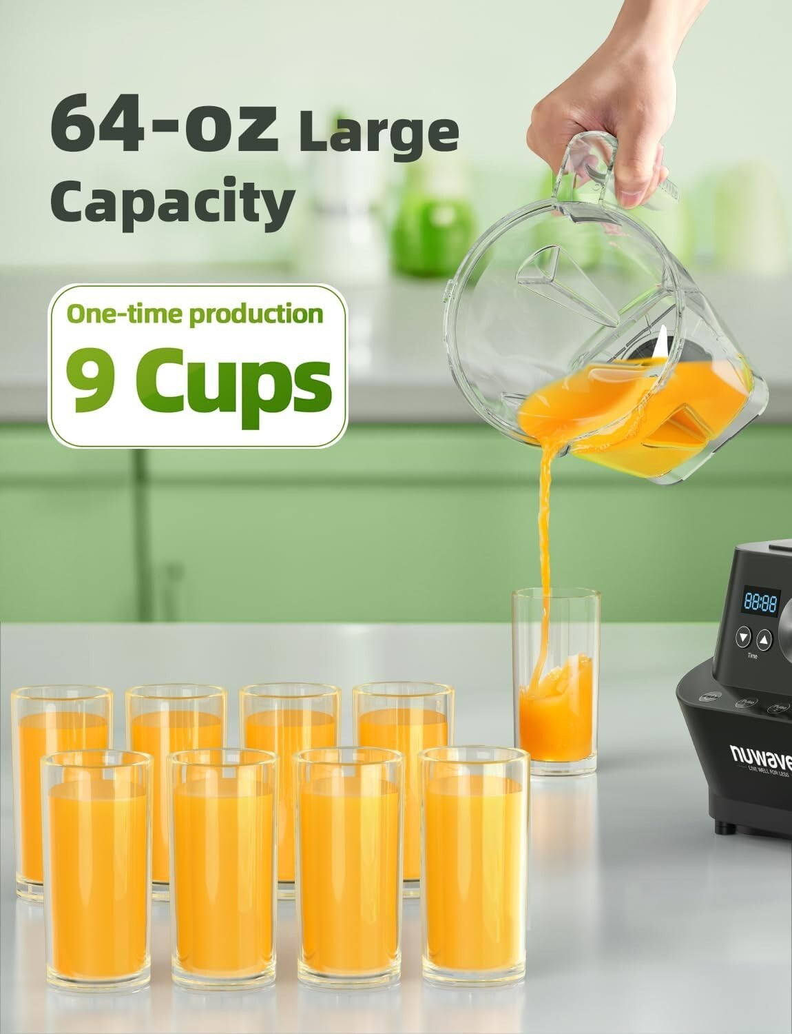 Professional-Grade Infinity Blender with 10 Speeds & Self-Cleaning Feature