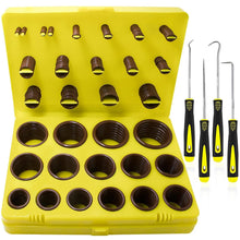 Load image into Gallery viewer, Complete 386-Piece Viton O-Ring Set - Ideal for Hydraulic &amp; Pressure Washer Use