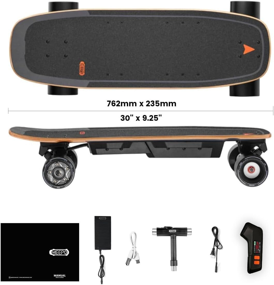 High-Performance Mini5 Skateboard: Up to 24 Miles Range, UL Safety Approved