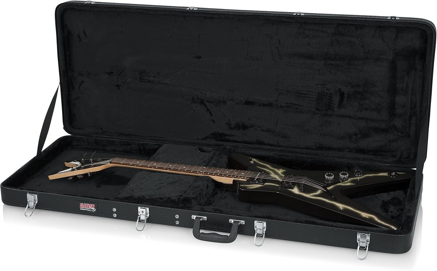 Custom Fit Guitar Case for Extreme Shapes - Ideal for BC Rich, Flying V & More