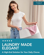 Load image into Gallery viewer, Multi-Use XXL Cotton Rope Basket for Blankets, Toys, &amp; Laundry - Grey &amp; White