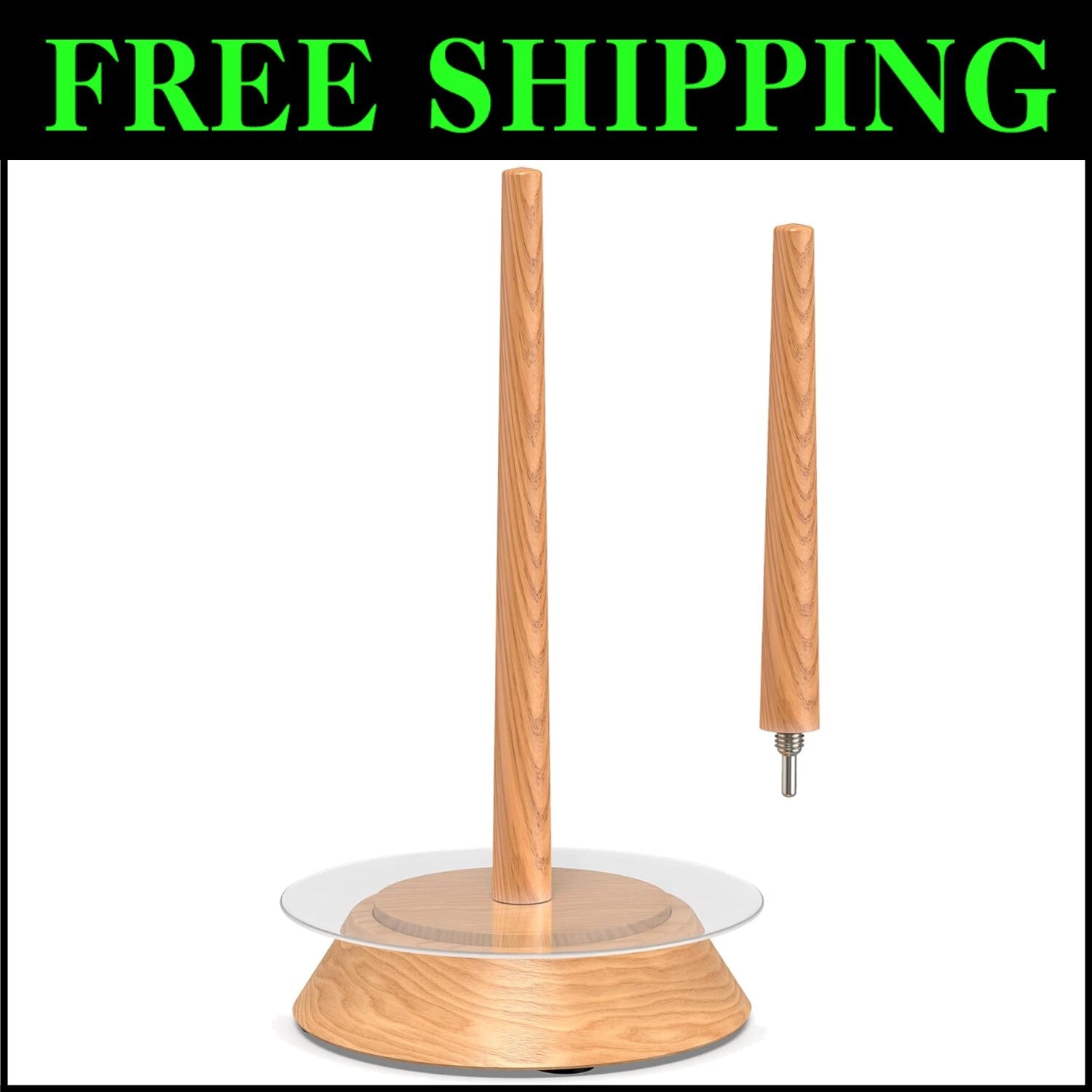 Ergonomic Yarn Holder with Bearing Spinner for Effortless Crafting - 1.2 lb