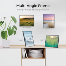 Load image into Gallery viewer, Versatile Set of 6 Black 8x10 Picture Frames for Portrait &amp; Landscape Display