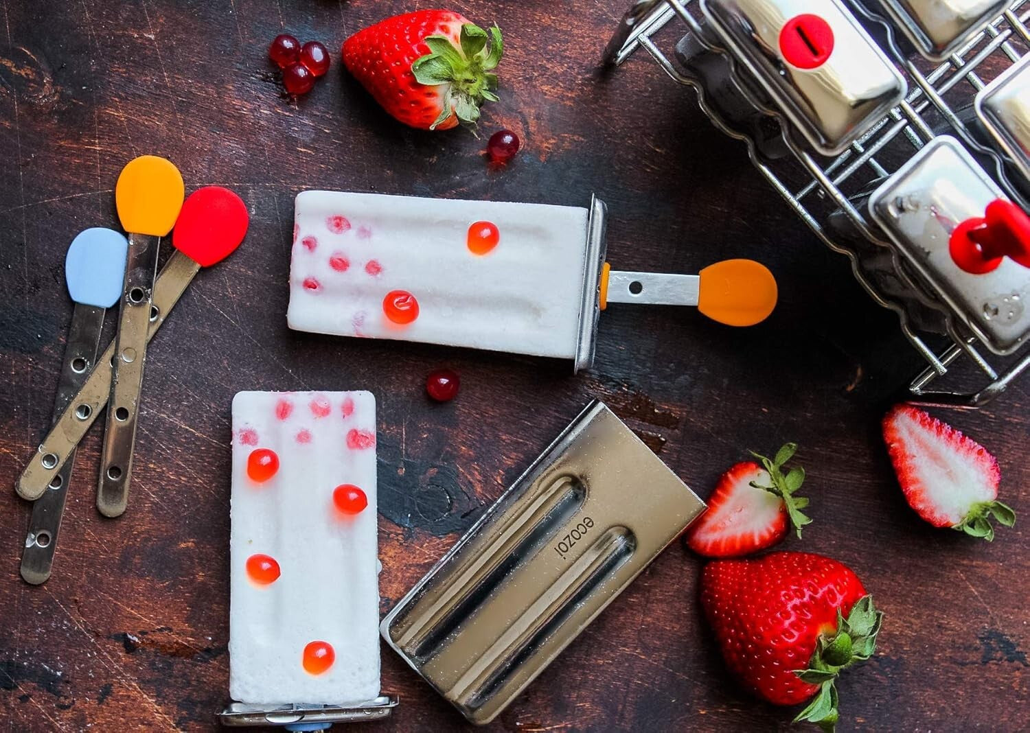 BPA-Free Popsicle Makers with Silicone Seals - Durable Stainless Steel Design