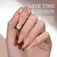Load image into Gallery viewer, Professional Quality XCOATTIPS French Press-On Nails - 150 Long Gel Tips