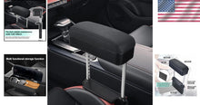 Load image into Gallery viewer, Adjustable Center Console Armrest Storage Box - Universal Fit for All Vehicles