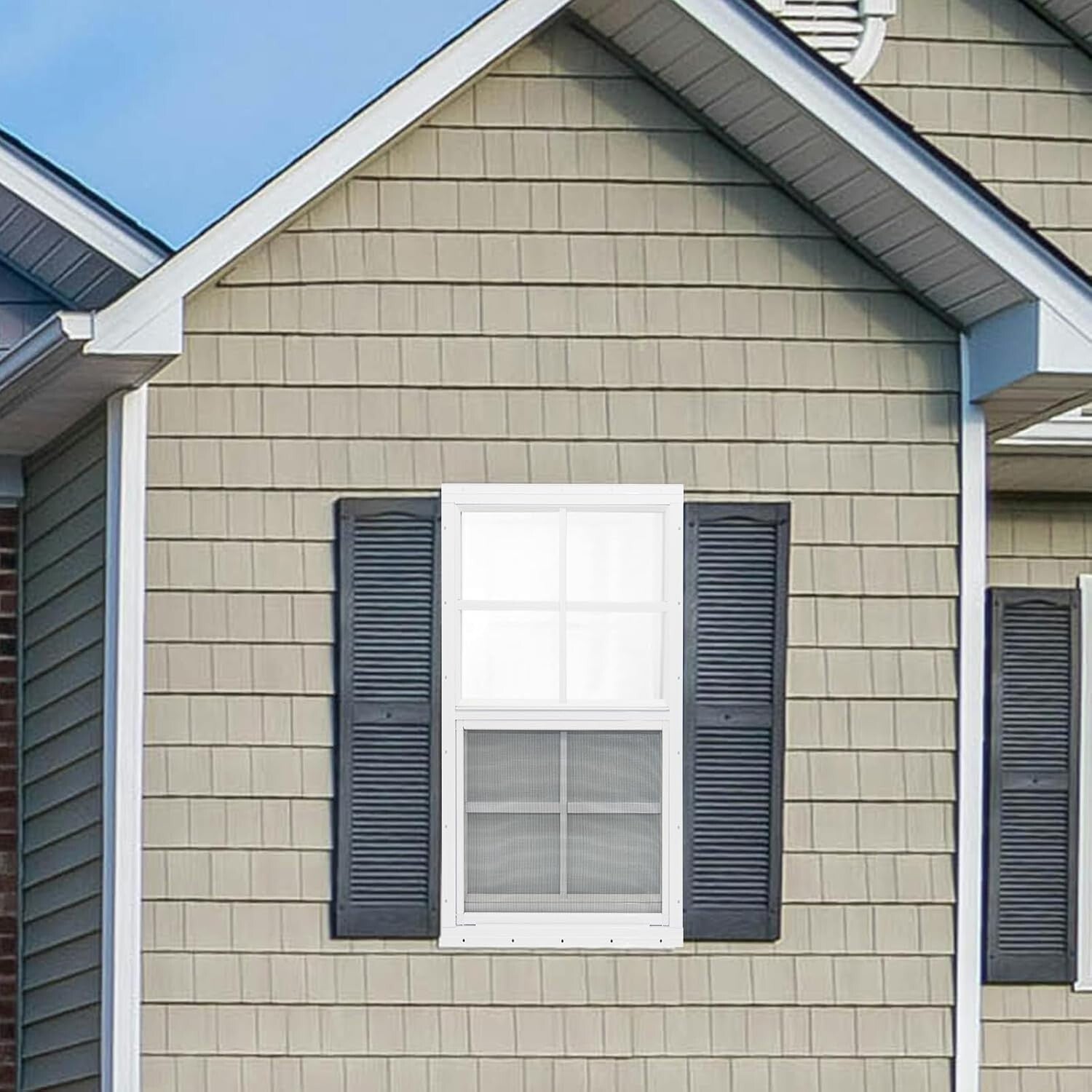 Durable 14x21 Shed Windows with Tempered Glass - 2 Pack for Sheds & Garages