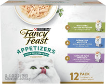 Load image into Gallery viewer, Handcrafted Grain-Free Wet Cat Food Appetizers - 24 Trays 1.1 oz, All Flavors