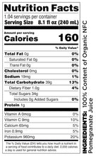 Load image into Gallery viewer, Natural Organic Pomegranate Juice - 12 Glass Bottles of 8.4 Oz Each, Gluten-Free