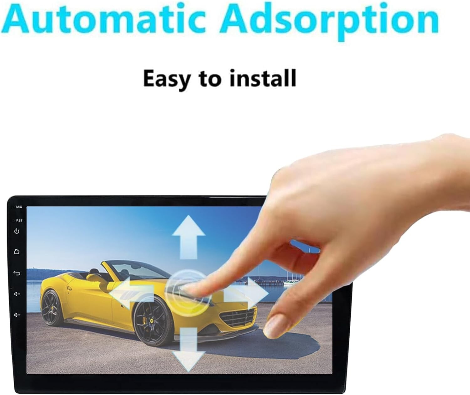 Durable Anti-Glare Screen Protector for 10.1" GPS Car Stereo - Enhanced Safety