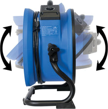 Load image into Gallery viewer, Professional Grade 2100 CFM Adjustable Utility Fan with Timer - 4 Speed Control