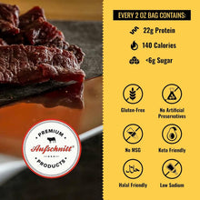 Load image into Gallery viewer, Keto-Friendly Teriyaki Grass-Fed Beef Jerky - Healthy On-the-Go Snack, 12-Pack
