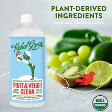Load image into Gallery viewer, Eco-Friendly 34 oz Produce Wash Spray - Fresh Citrus Vegan Cleaner, 6-Pack