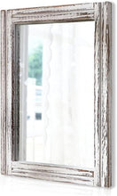 Load image into Gallery viewer, Versatile 26"x18" Rustic Wall Mirror - Ideal for Entryway, Bedroom &amp; Living Room