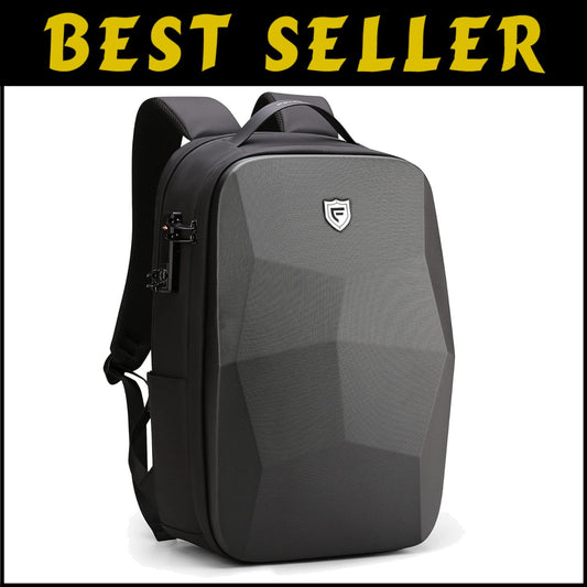 Waterproof 17.3-Inch Business Laptop Backpack with Triple Anti-Theft Protection