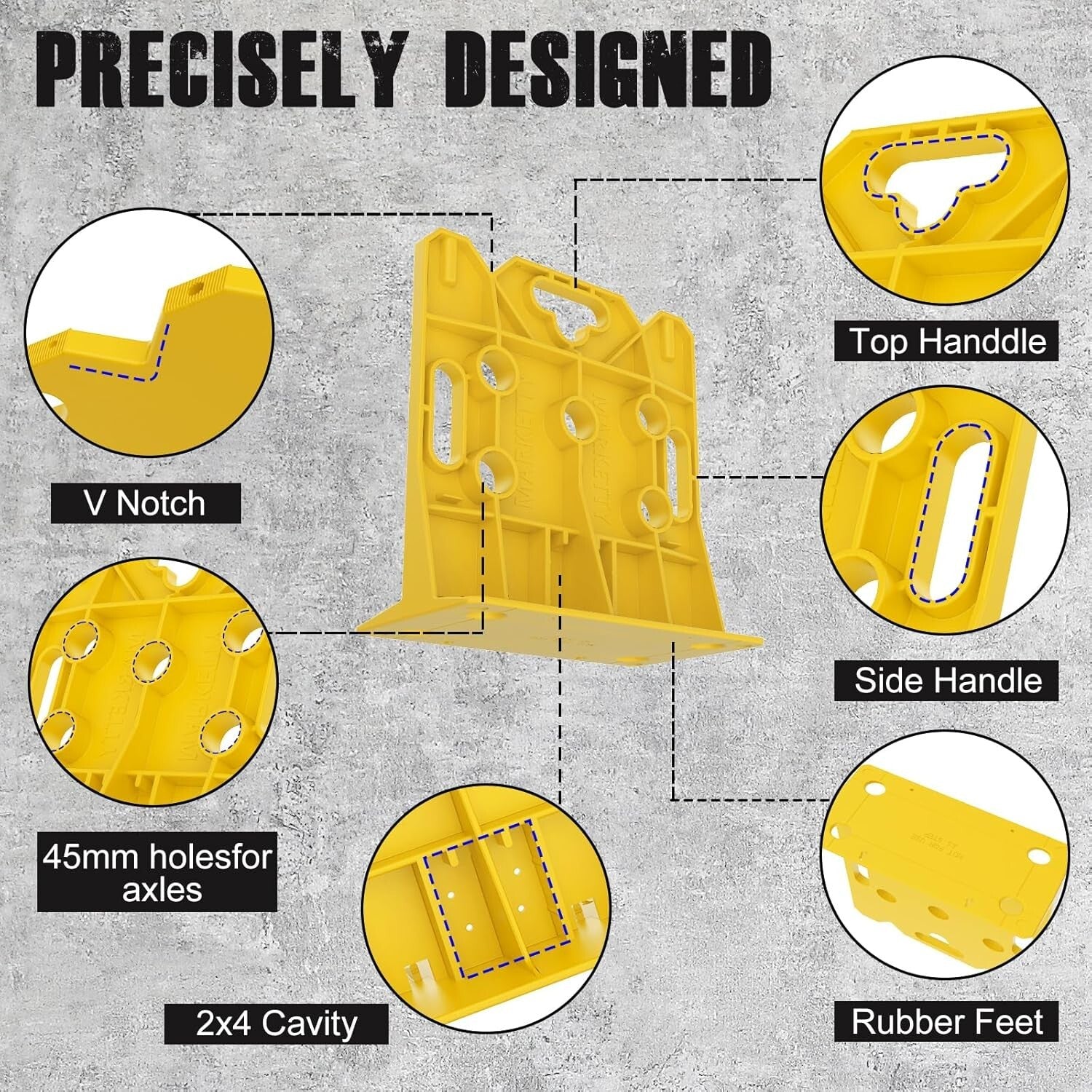 Versatile Wire Spool Caddy - Holds Up to 330 lbs, Ideal for Cable Organization
