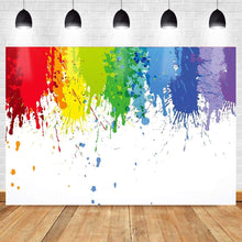 Load image into Gallery viewer, Lightweight Abstract Paint Splatter Backdrop, Ideal for Photo Booths (10x7ft)