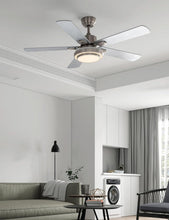 Load image into Gallery viewer, Whisper-Quiet 52-Inch Ceiling Fan &amp; LED Light with Timer - Remote Control 2 Pack